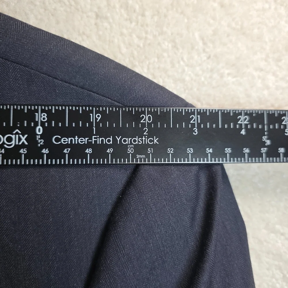 Jos. A. Bank Signature Collection Blazer Mens 46R Navy Blue Wool Notch Lapel